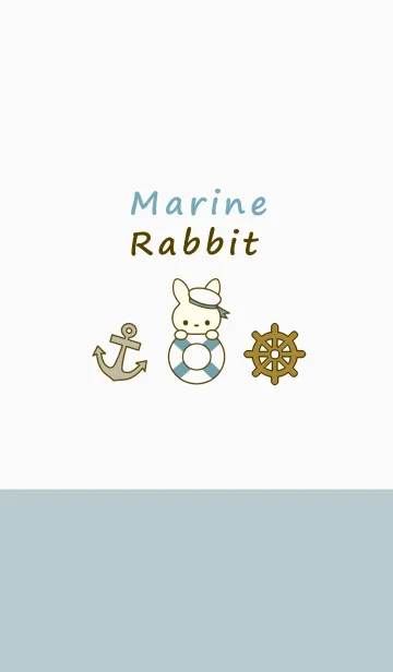 [LINE着せ替え] Marine Rabbitの画像1