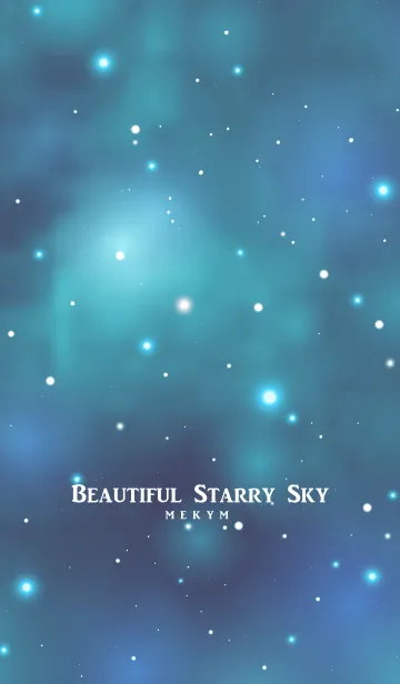 [LINE着せ替え] - Beautiful Starry Sky Green -の画像1