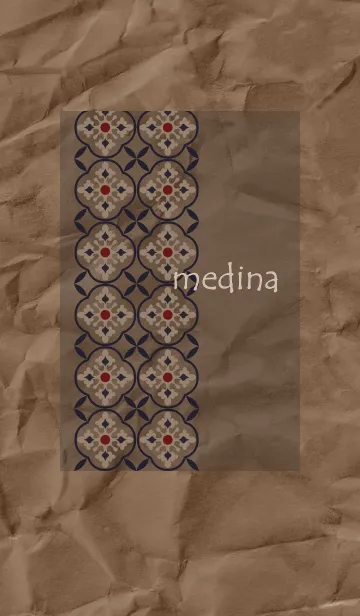 [LINE着せ替え] メディナ + アイボリーの画像1