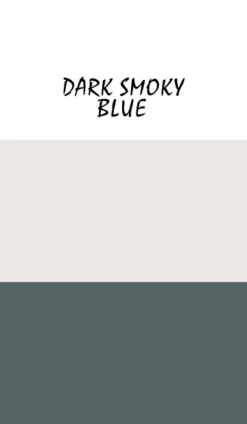 [LINE着せ替え] Simple - DARKSMOKY BLUE -の画像1