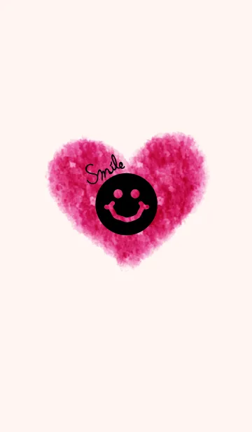 [LINE着せ替え] 大人スマイルと赤いハート18の画像1