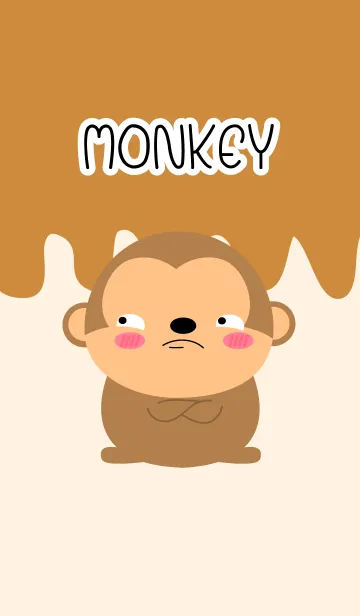[LINE着せ替え] Lovely Monkey Theme V.2 (jp)の画像1