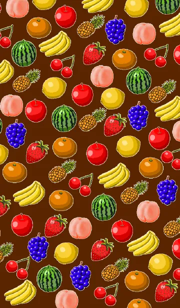 [LINE着せ替え] フルーツ・バスケット[チョコ・ブラウン]の画像1