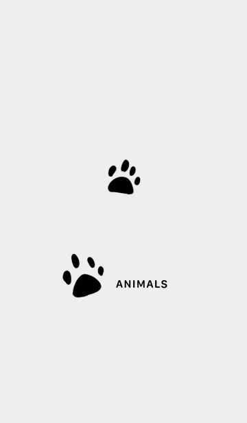 [LINE着せ替え] アニマルシルエットの画像1