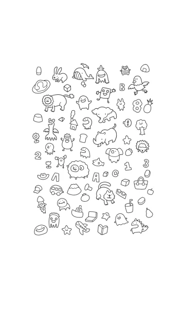 らくがきのきせかえの着せ替えメイン画像