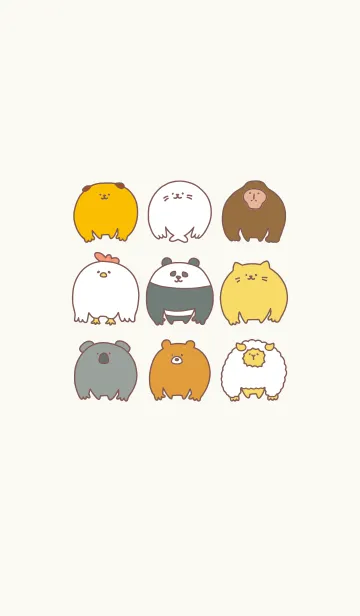 まるあにまるの着せ替えメイン画像