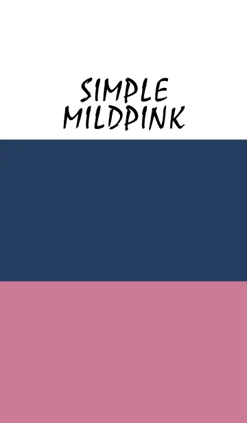 [LINE着せ替え] Simple - MILD PINK -の画像1