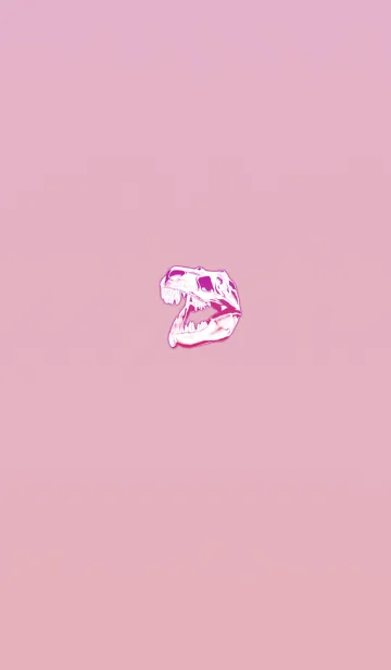 [LINE着せ替え] 骨骨ピンクレッドの画像1