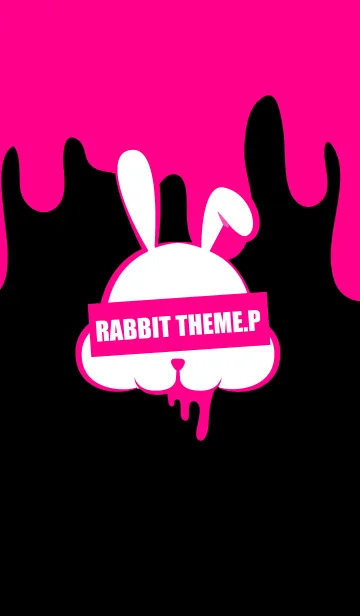 [LINE着せ替え] DARK RABBIT.PINK 7の画像1