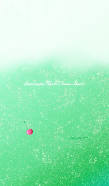 [LINE着せ替え] サマー フレッシュ クリーム ソーダの画像1