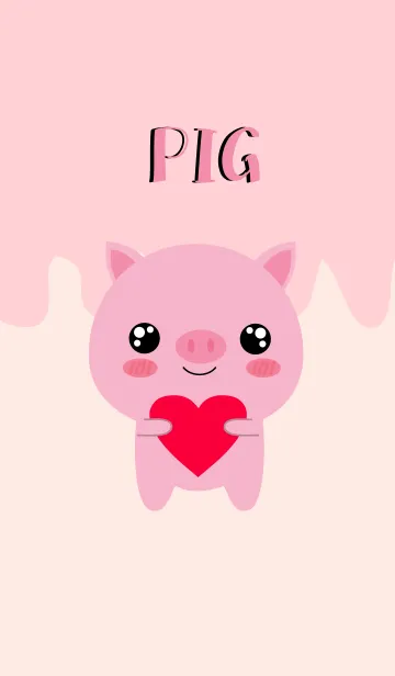 [LINE着せ替え] I am Pretty Pig Theme (jp)の画像1
