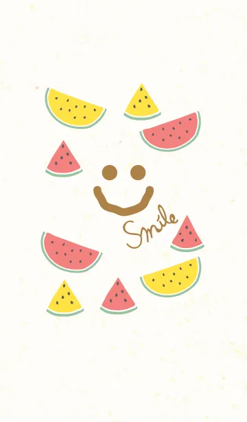 [LINE着せ替え] 夏 スイカ-スマイル-の画像1