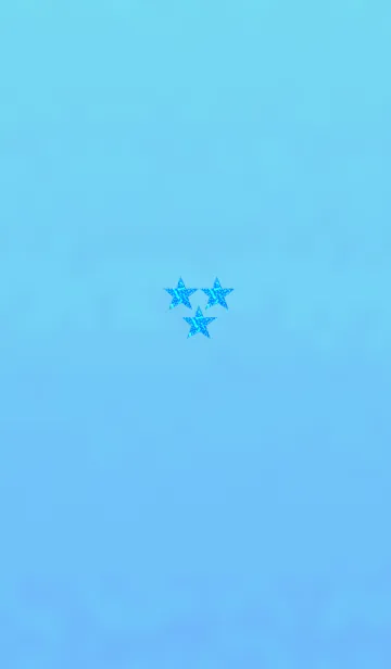 [LINE着せ替え] ラメ3スターブルーの画像1