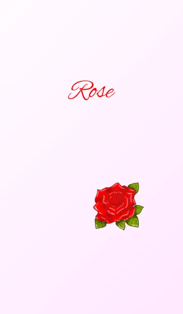 [LINE着せ替え] 花シリーズ Roseの画像1