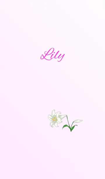 [LINE着せ替え] 花シリーズ Lilyの画像1