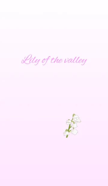 花シリーズ Lily of the valleyの着せ替えメイン画像