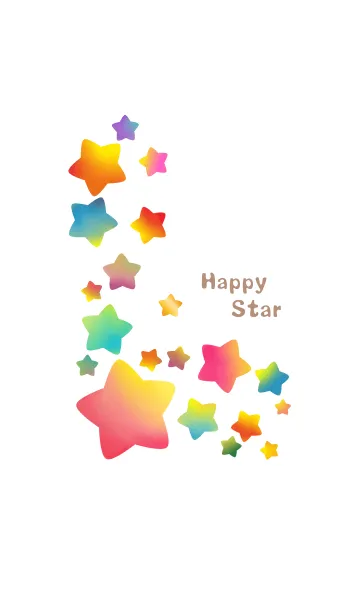 [LINE着せ替え] ハッピーになれる星の着せかえの画像1