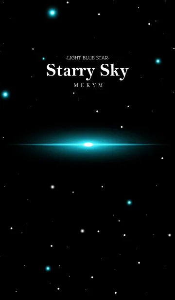 [LINE着せ替え] Starry Sky -LIGHT BLUE STAR-の画像1