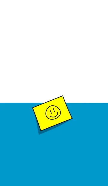 [LINE着せ替え] Smiley yellow noteの画像1