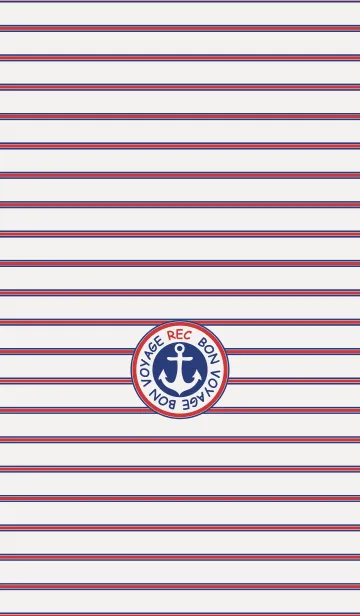 [LINE着せ替え] REC_BON VOYAGE MARINE_ver.WHITEの画像1