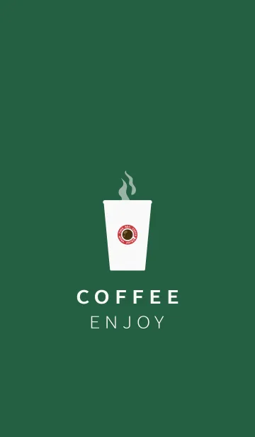 [LINE着せ替え] REC_COFFEE_ENJOY_VER. GREENの画像1