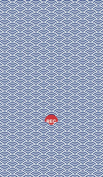 [LINE着せ替え] REC_WAVE_PATTERN_TYPE.A_VER. BLUE/WHITEの画像1
