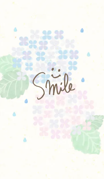 [LINE着せ替え] あじさい-スマイル16-の画像1