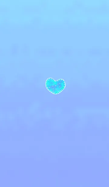 [LINE着せ替え] 幸運を呼ぶハートライトブルーの画像1