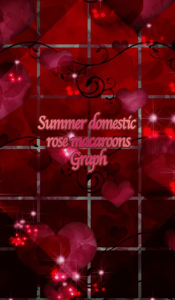 [LINE着せ替え] 夏のドメスティックローズグラフの画像1