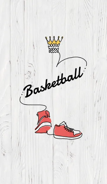 一筆アート -Basketball-の着せ替えメイン画像