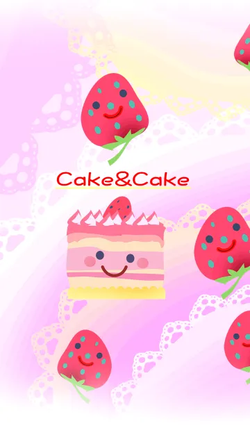 [LINE着せ替え] ケーキ＆ケーキの画像1