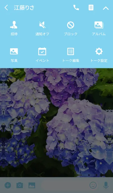[LINE着せ替え] 紫陽花の花の画像4