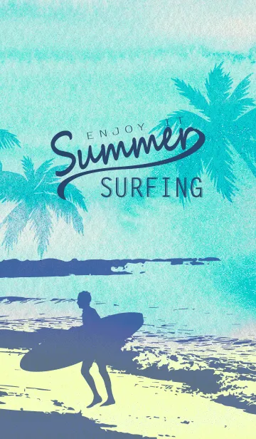 [LINE着せ替え] Summer enjoy surfingの画像1