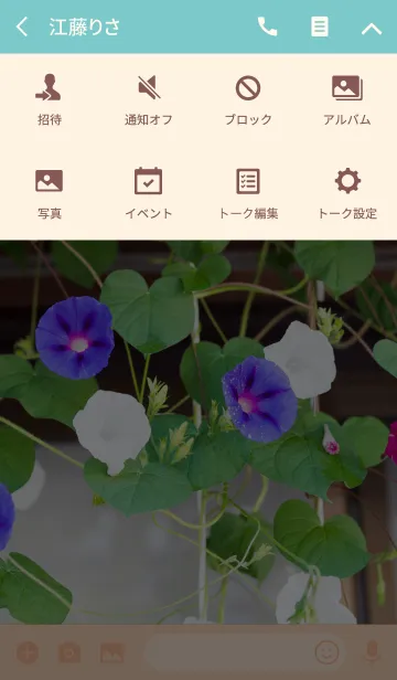 [LINE着せ替え] アサガオ ver.2の画像4