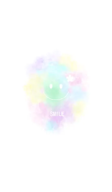 [LINE着せ替え] Smile in the watercolor*の画像1