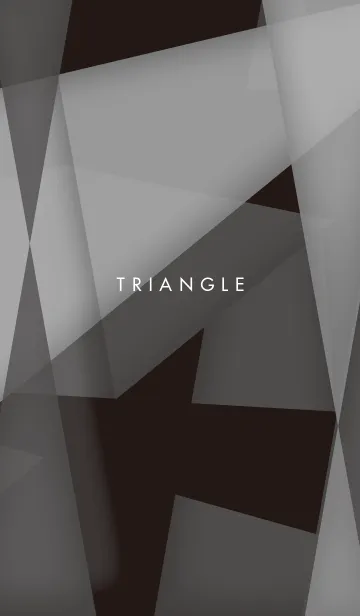 [LINE着せ替え] triangle deep blackの画像1