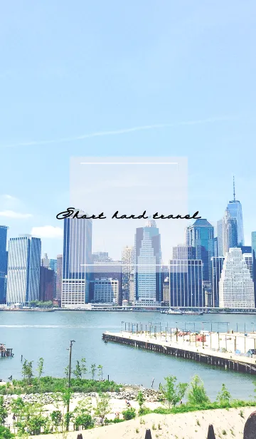 Short hand travel N.Y/MANHATTANの着せ替えメイン画像
