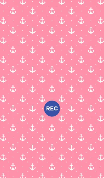 [LINE着せ替え] REC_MARINE_PATTERN_TYPE.B_VER.PINKの画像1