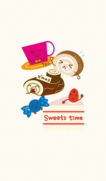 [LINE着せ替え] スイーツタイムの画像1