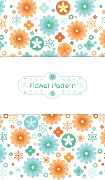 [LINE着せ替え] 花柄の着せ替え_01の画像1