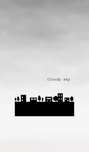 [LINE着せ替え] 曇り空の画像1