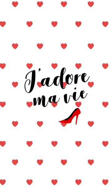 J'adore ma vieのLINE着せ替え