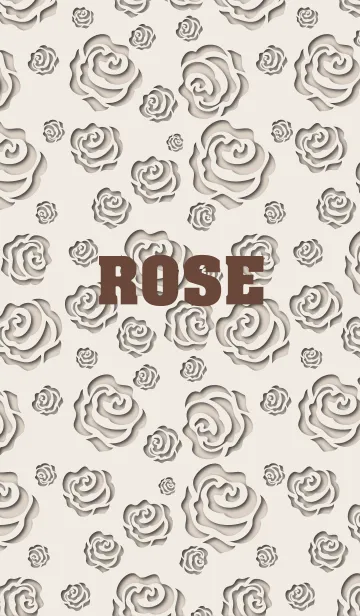 [LINE着せ替え] Cutting picture of rose. -BEIGE-の画像1