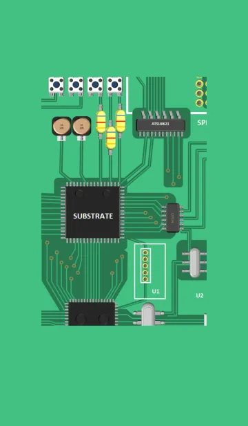 [LINE着せ替え] 美しき基板の世界の画像1
