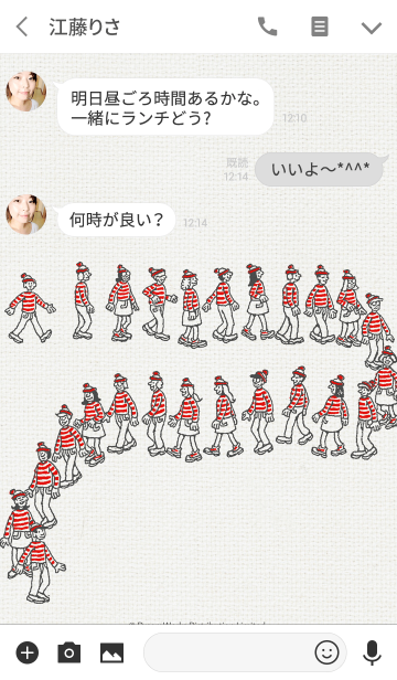 ウォーリーをさがせ Line のline着せ替え 画像 情報など ウォーリーをさがせ Line のline着せ替え 画像 情報など