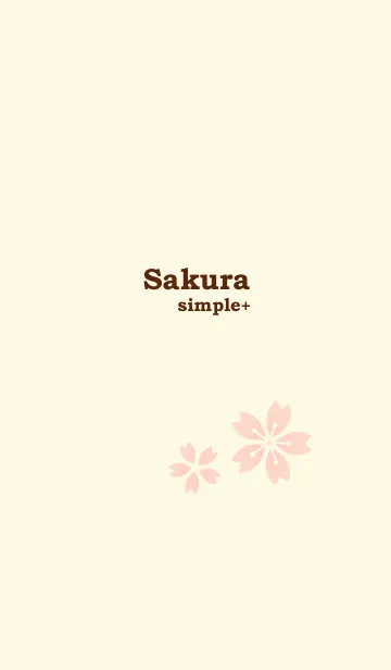 [LINE着せ替え] Sakura[simple+]Cの画像1