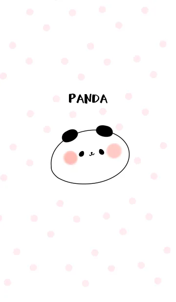 パンダ【ピンク】の着せ替えメイン画像