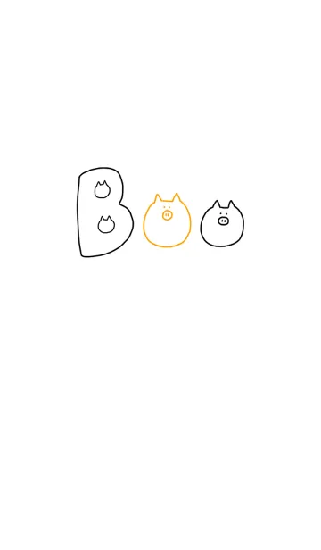 [LINE着せ替え] Boo #4の画像1