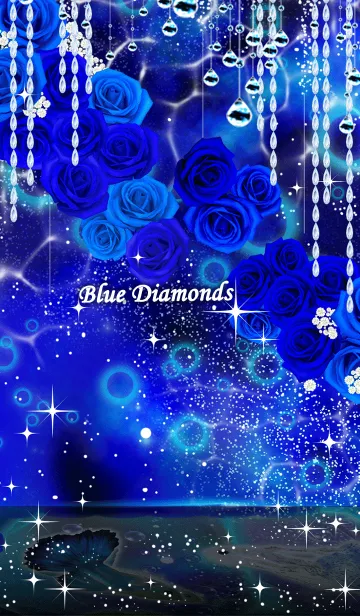 [LINE着せ替え] 青いダイヤモンドの画像1