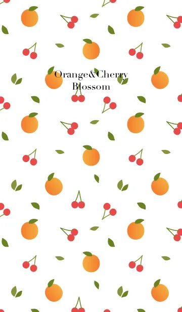 Orange ＆ Cherry Blossomの着せ替えメイン画像